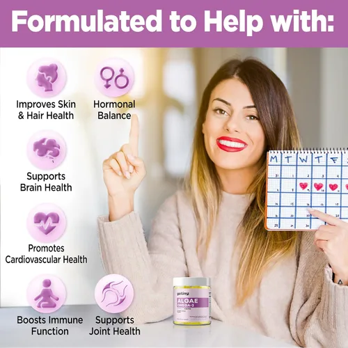Vista 5 de Gomitas veganas con omega 3 de mio-inositol y D-Chiro Inositol para mujer