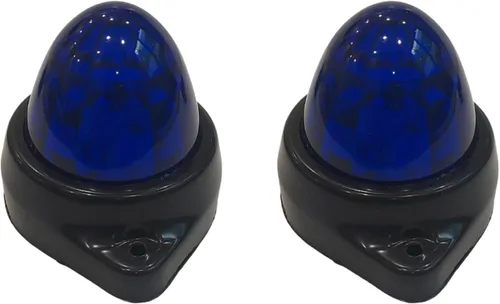Vista 17 de Paquete de 10 luces LED para semirremolques para semirremolques, 12 V, impermeable, luces de pollo ámbar para semircamiones, carga carga, luces