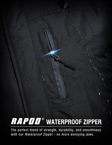 Vista 5 de Chaqueta de esquí de invierno para hombre, chaqueta de lluvia impermeable a prueba de viento