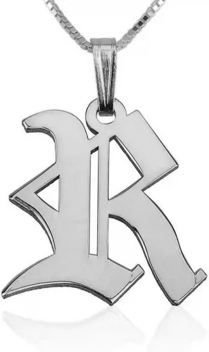 Vista 2 de RESVIVI Collar de plata esterlina, personalizado con nombre