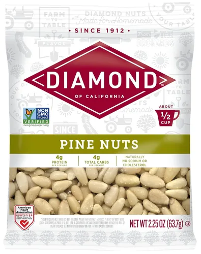Vista 9 de Diamond Nuts piñones frutos secos, bolsa de 2.25 onzas