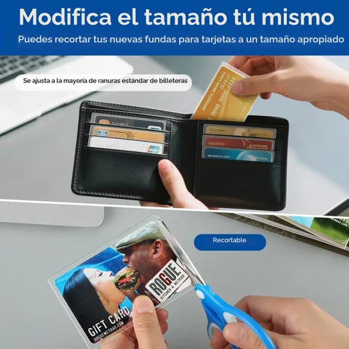Vista 6 de MaxGear Fundas protectoras para tarjetas de Medicare, fundas de PVC