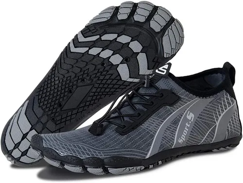 Vista 2 de Zapatos de agua para hombres descalzos de secado rápido calcetines acuáticos zapatos deportivos atléticos para exteriores para kayak, navegación