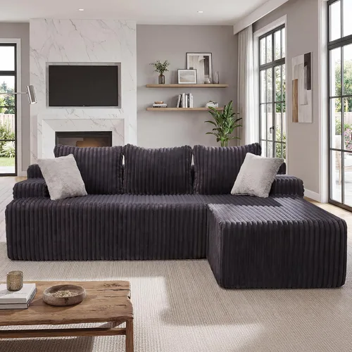 Vista 36 de Fond&Found - Sofá modular modular no requiere montaje, sofá modular de gran tamaño para sala de estar y oficina
