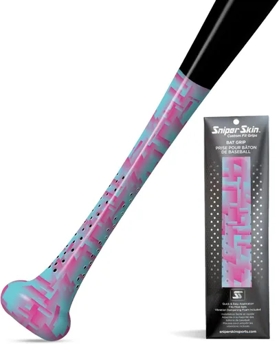 Vista 12 de SNIPER SKIN Baseball & Softball Bat Grip - Replacement Bat Grip Wrap - Easy to Install, Strong, Waterproof, Tacked for Performance
