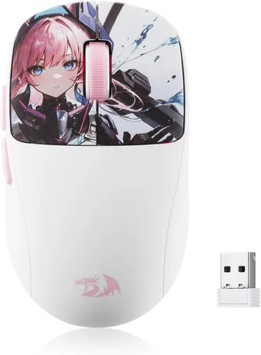 Vista 11 de Redragon M817 - Mouse para juegos con cable, 24000 DPI con 5 botones programables y diseño ergonómico, ultra ligero de 37 G, software compatible