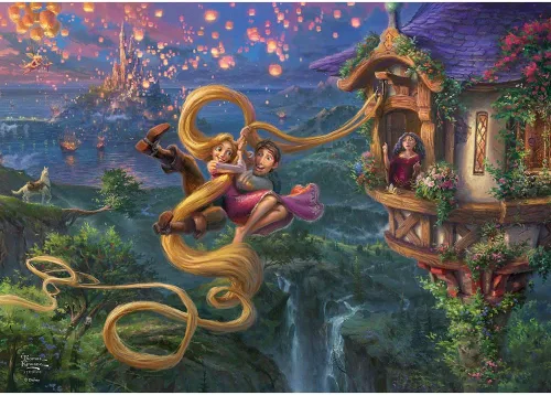 Vista 17 de MIGHTYPRINT Disney – La Bella Durmiente – Princesa Aurora y el Príncipe Felipe – Arte de pared duradero de 24 x 17 pulgadas – No hecho de papel