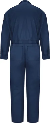 Vista 2 de Bulwark FR Overol de algodón resistente al fuegonailon Comfortouch Deluxe para hombre