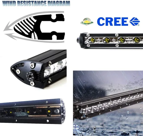 Vista 2 de iJDMTOY Kit de barra de luz LED de parachoques inferior de 32 pulgadas compatible con Chevy Silverado 1500 2500 3500 Avalanche: barra de luz LED
