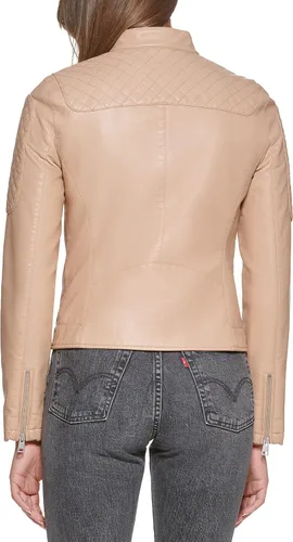 Vista 2 de Levi's Chaqueta de motocross Racer de piel sintética para mujer
