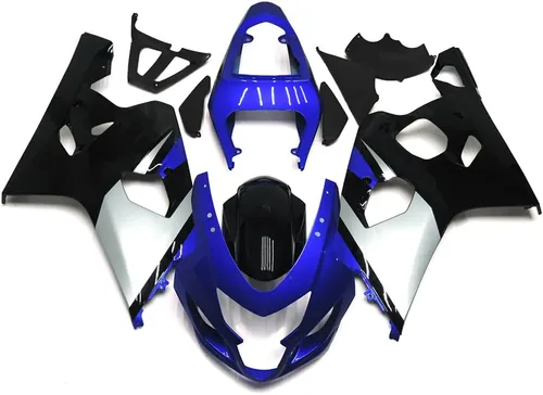 Vista 22 de Kit de carenado para Suzuki GSXR600 GSXR750 K4 2004 2005, carenados de inyección de plástico ABS, kit de carrocería BodyKit-Negro Strong & Durable