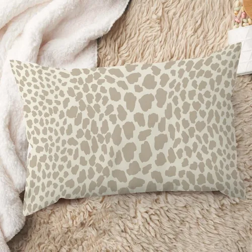 Vista 18 de ArogGeld Funda de almohada de lino azul con estampado de leopardo, diseño de vaca, diseño de animales de granja, color azul marino, guepardo