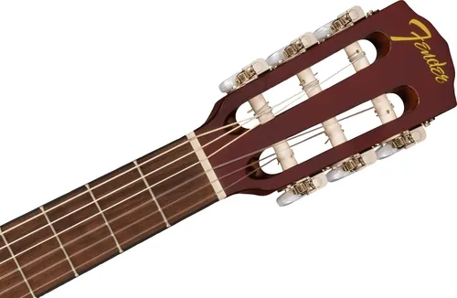 Vista 4 de Fender FA-15N Guitarra acústica de cuerdas de nailon escala 3/4, natural, con bolsa de concierto