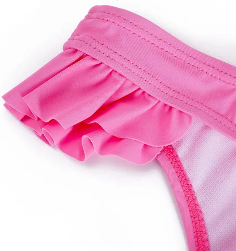 Vista 6 de SYMUCHAT Traje de baño tankini de dos piezas para niña UPF 50+ Rashguard Sets para 2-12 años