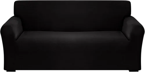 Vista 13 de Qubjus Funda de sofá moderna de alta elasticidad para sofá cama de dos cojines, funda de sofá sólida antideslizante, lavable, protector de muebles