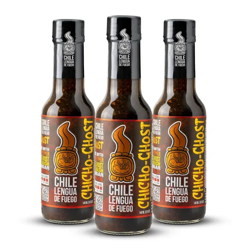 Vista 12 de Chile Lengua de Fuego Altar BBQ – Salsa picante BBQ con gorro escocés y lima, dulce ahumado picante, botella de 5 onzas (paquete de 1)