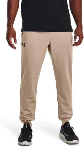 Vista 34 de Under Armour Sportstyle - Pantalones deportivos de tricot para hombre (011) Mod Gris/ Blanco