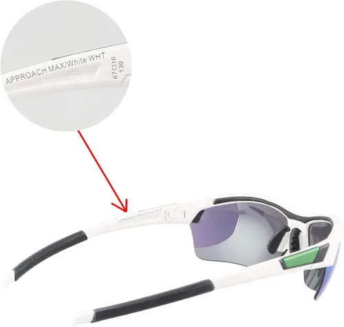 Vista 6 de Walleva Lentes de repuesto para gafas de sol Smith Optics Approach Max Múltiples opciones disponibles