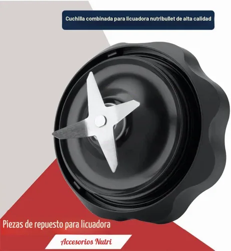 Vista 3 de Piezas de repuesto de licuadora para cuchilla NutriBullet Blender Combo, piezas NutriBullet Blender Combo para licuadora NutriBullet Blender Combo