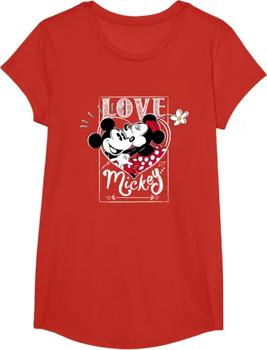 Vista 38 de Disney Mickey & Minnie Mouse Love Mickey - Camiseta para el día de San Valentín