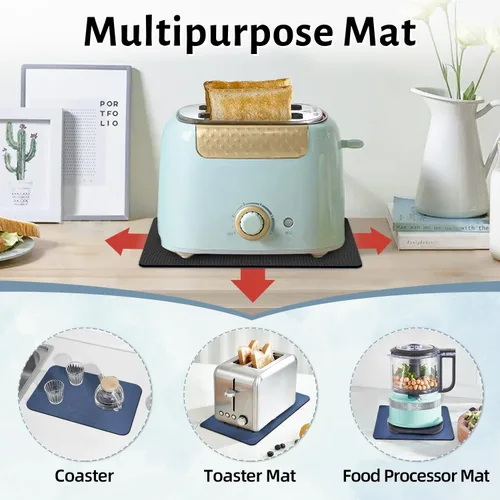 Vista 6 de LOPNUR Deslizador de Electrodomésticos Pequeños de 12"x8", Deslizadores de Electrodomésticos para Electrodomésticos de Cocina, Bandeja Deslizante