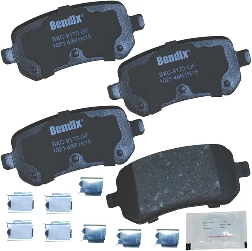 Vista 304 de Bendix Priority1 CFC154 - Juego de pastillas de freno de disco para Avanti II, Century, LeSabre, Regal, Riviera, chasis comercial, DeVille