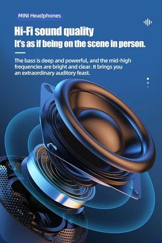 Vista 4 de Xmenha Mini auriculares invisibles pequeños Bluetooth inalámbricos más pequeños micro auriculares discretos para oídos pequeños canales auditivos