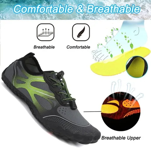 Vista 3 de Zapatos de agua para hombre, zapatos de agua para mujer, zapatos de agua para hombre, zapatos de playa para hombre y mujer, zapatos de natación