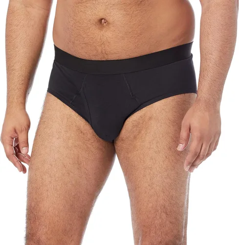 Vista 5 de Amazon Essentials Men's Breathable Cotton Jersey Briefs, Pack of 7 Negro