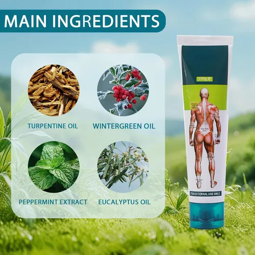 Vista 5 de Ceam para aliviar la neuropatía, crema para los nervios con ingredientes naturales, refrescante y calmante para pies, manos, piernas