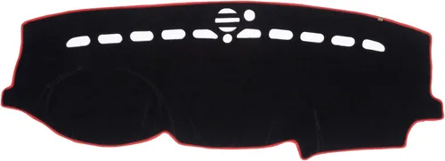 Vista 21 de Cubierta de Salpicadero Alfombrilla de Tablero Compatible con Je-ep Wrangler JK 2017-2011 (para Código de Cuerpo JK), Alfombrilla Antirreflejos