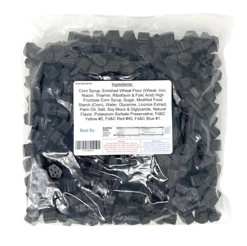Vista 3 de YANKEETRADERS Bocados de regaliz negro 40 OZ. Bolsa