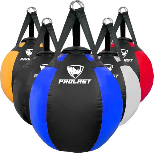 Vista 9 de Wrecking Ball Heavy Punching Bag for Adults, Hook and Uppercut, Body Snatcher, Boxing, MMA, Muay Thai, 65 lbs