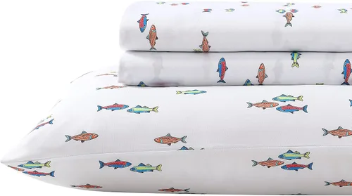 Vista 20 de Eddie Bauer Kids - Juego de sábanas Queen con sábana bajera elástica y fundas de almohada Soft Fabric, Fully Elastic Fitted Sheet, Deep Pocket