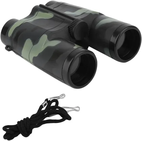 Vista 2 de Prismáticos de aventura 4 x 35 para adultos y niños, prismáticos portátiles para observación de aves, teatro y conciertos, caza y deporte, viajes