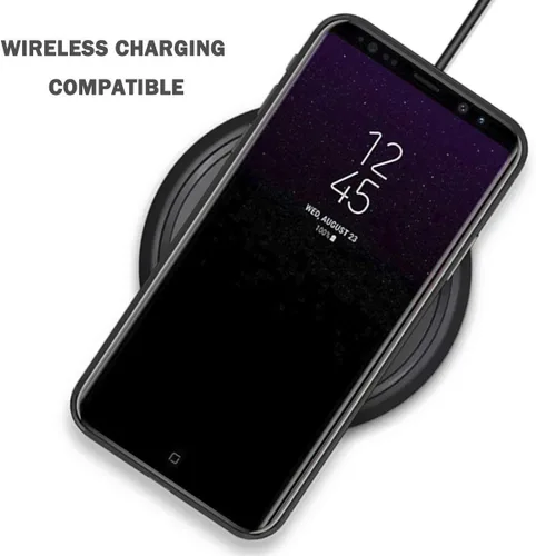 Vista 10 de Fundas diseñadas para Samsung Note 10 Plus con parte trasera de calidad de vidrio templado+carcasa híbrida de TPU marco, cubiertas delgadas