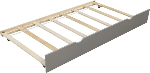 Vista 7 de Sofá cama extensible con nido, marco de cama de madera con diseño de individual a King, muebles de sala de estar y dormitorio, no necesita somier