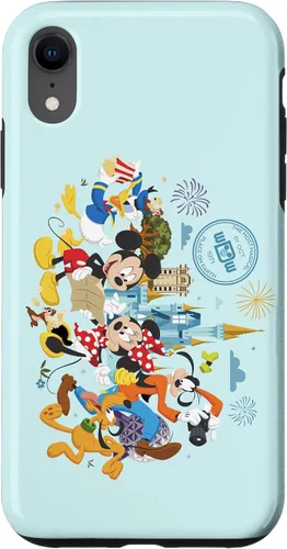 Vista 25 de Walt Disney World 50th Anniversary Mickey and Friends - Carcasa para iPhone 17, color azul