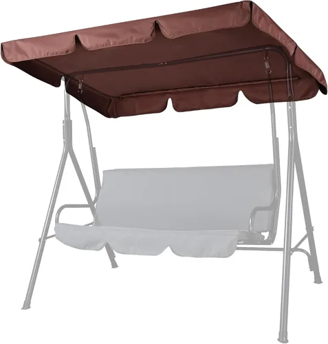 Vista 13 de Yescom - Cubierta de repuesto para toldos de sillas oscilantes UV30 + 180 gsm, Beige