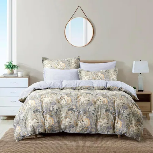 Vista 16 de Swanson Beddings Juego de ropa de cama de 2 piezas 100% algodón floral rosado: funda nórdica y una funda de almohada (individual)