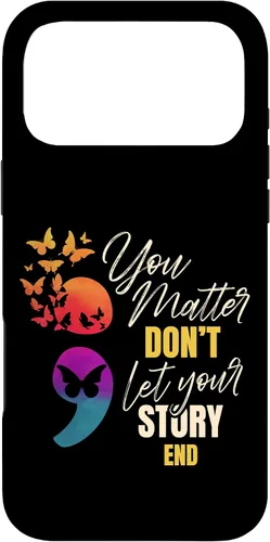 Vista 22 de Semicolon Mental Health Awareness Prevention Case for iPhone 17