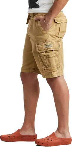 Vista 65 de Unionbay Survivor pantalones cortos de cargo con cinturón para hombre