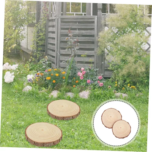 Vista 7 de 8.5 'pulgadas de jardín al aire libre escalones decorativos redondo pasarela Steing s