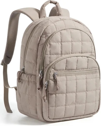 Vista 16 de BAGSMART Mochila de viaje para mujer, mochila universitaria para laptop de Negro