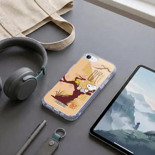 Vista 429 de Carcasa de gel para iPhone 7 Plus/iPhone 8 Plus, diseño de Snoopy Oriental de Peanuts, Badges