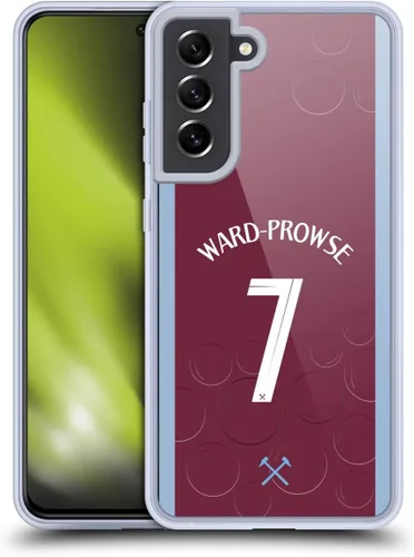 Vista 124 de Head Case Designs Officially Licensed West Ham United FC James Ward-Prowse 2023/24 Players Home Kit Gel Case [Military Grade Protection] Compatible
