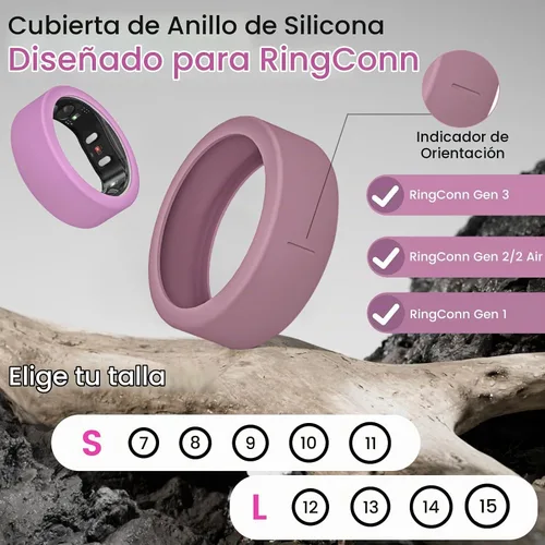 Vista 2 de Paquete de 10 fundas de anillo para RingConn Gen 3/Gen 2/Gen 1