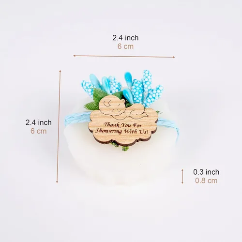 Vista 2 de HTF - Paquete de 10 decoraciones de baby shower, regalos de baby shower, mini jabón vegano perfumado hecho a mano, baby shower para niños