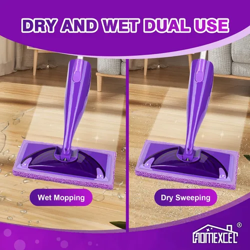 Vista 9 de HOMEXCEL Almohadillas de microfibra para Swiffer Wet Jet 11.5 x 5.5 pulgadas, paquete de 8