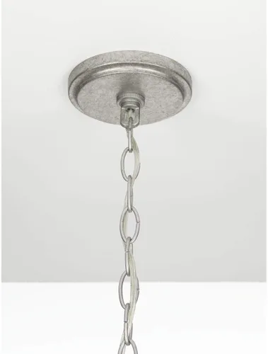 Vista 2 de Progress Lighting Austelle Collection - Lámpara de araña de 4 luces galvanizada